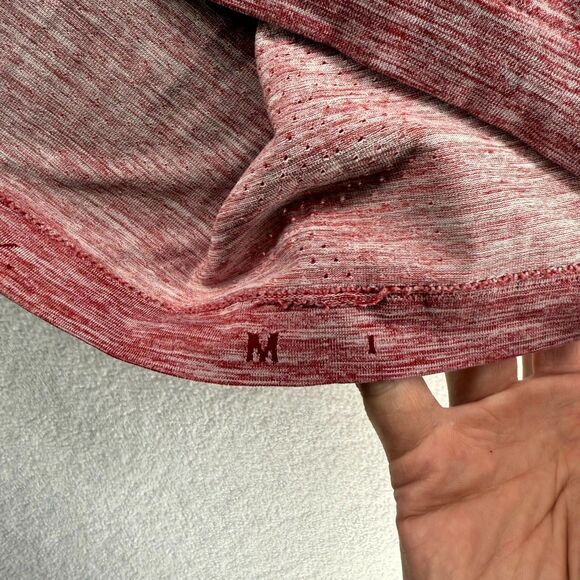 Lululemon Athletic Short Sleeve Tshirt Red Color Mens Size M - Picture 9 of 11